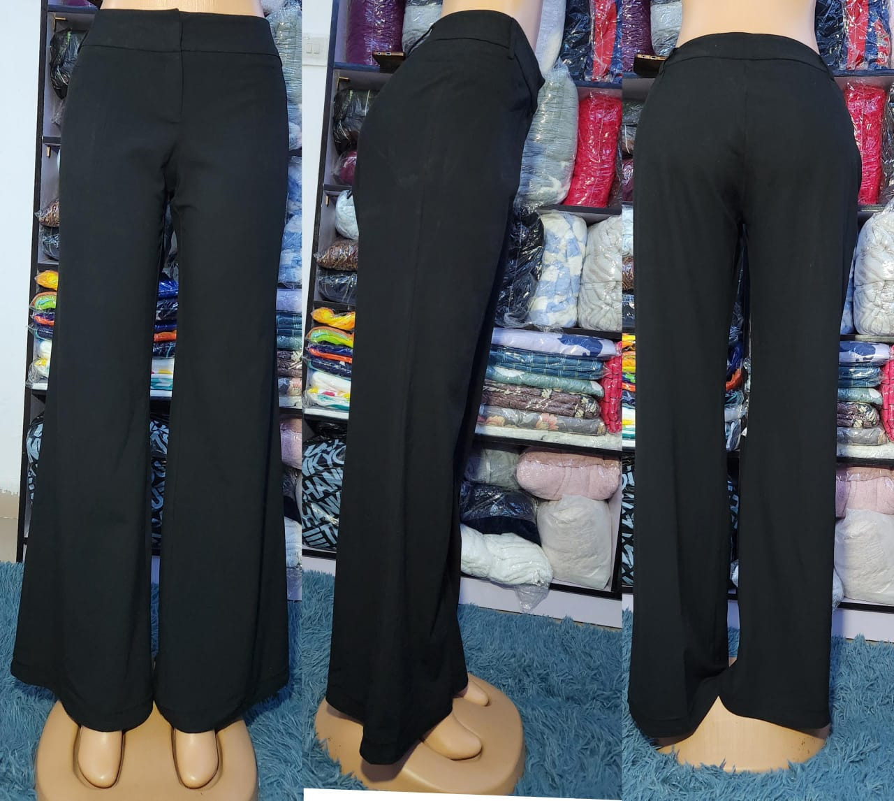 Elysian Flow High-Waist Wide-Leg Trousers